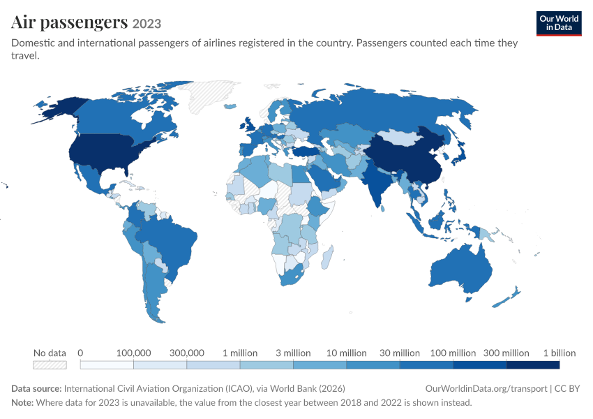 A thumbnail of the "Air passengers" chart